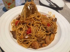 奶香黑椒鸡肉面-必胜客(大观天地店)