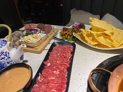热气羊腱肉-京韵胡同·酱香羊蝎子火锅涮肉(长寿路店)