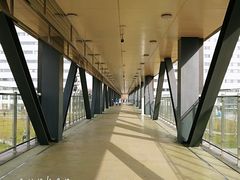 连接一区与二区的廊桥-首都医科大学附属北京天坛医院