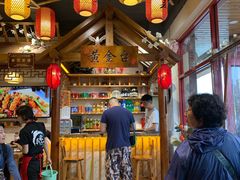 -东来菜馆•手抓海鲜家常菜•海鲜锅贴(鸽子窝店)