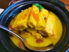 蟹籽包浆豆腐-时光乌托邦空中花园餐厅川味·融合菜(幸福广场店)