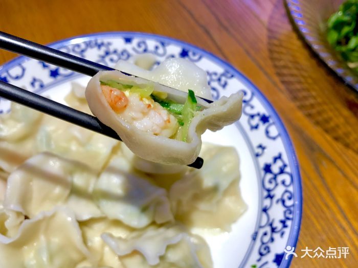 黄瓜虾仁饺子图片