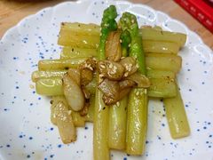 牛油蒜片炒芦笋-熊藏居酒屋(kkone店)