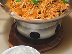 干锅纸片笋-绿茶餐厅(西单老佛爷店)