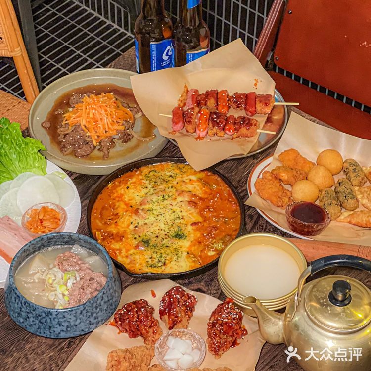 仿佛到了韩国街头🇰🇷情侣浪漫约会地🍎韩食bistro   
