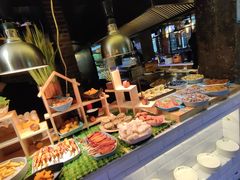 自助取餐区-海吃海喝海鲜烤肉餐厅