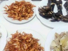 炒河虾-黄鸡肉钵钵鸡