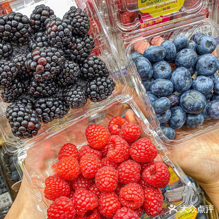 每次逛超市都要买的莓果‼️蓝莓比板栗还大🫐