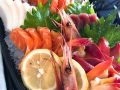 三文鱼刺身黄狮鱼刺身-真剑日本料理·铁板烧(贵州路店)