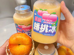 夏恋蟠桃冰-LELECHA乐乐茶(百货大楼店)