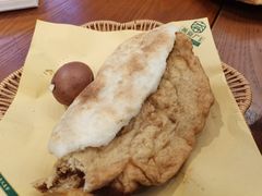 牛舌饼夹糖油饼-黑窑厂糖油饼烤鸭·清真菜(黑窑厂街店)