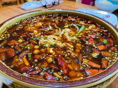 蜀香水煮肉片-老长春肉馆(创业大街店)