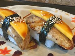 鹅肝芒果握饭-山葵家·创意料理(宁波来福士店)