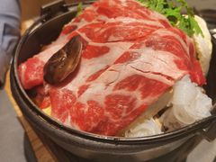 雪花牛肉寿喜锅-隐泉之语日式料理(王府中环店)