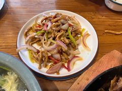 -东来菜馆•手抓海鲜家常菜•海鲜锅贴(鸽子窝店)