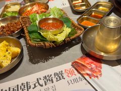 -草家酱蟹炭火烤肉店(珲春南路一店)