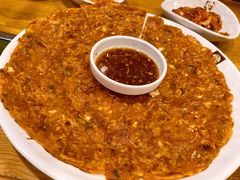 泡菜饼-喇喇排骨火锅·传统韩式脊骨汤(望京西园总店)
