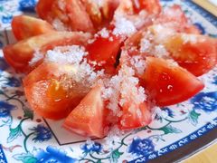 糖拌西红柿-大槐树烤肉馆