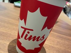 燕麦澳白-Tims天好咖啡(河西万象城店)