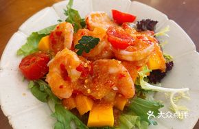 Thai Lime Mango Shrimp