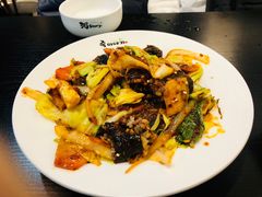 炒米肠순대볶음-槿Story·韩国料理(望京韩国美食城店)