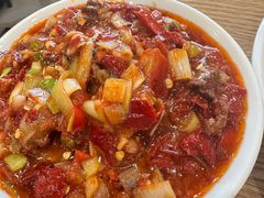 -歹歹的加个面过油肉拌面