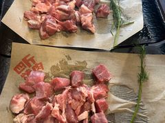 羊腿味疙瘩肉-四斤烤肉(东戴河孟家店)