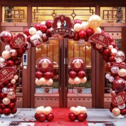 -七月气球布置订婚·宝宝宴· 求婚·生日布置(二七万达店)