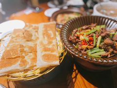 小炒黄牛肉-秋色客家菜(流塘店)
