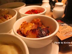 炒土豆伴培根-火车头法国西餐厅