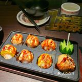 「爆浆炸弹土豆球」里面是一整个流心蛋