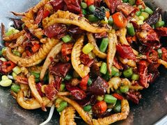 干锅鱿鱼须-谭姐湘菜馆(浦东大道店)