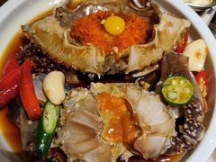 -草家酱蟹炭火烤肉店(珲春南路一店)