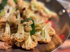 干锅有机花菜-绿茶餐厅(华联万柳店)