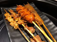 烤台湾香肠-京韵胡同·酱香羊蝎子火锅涮肉(长寿路店)