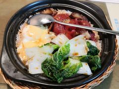 双拼腊味窝蛋煲仔饭-阿清煲仔店(纺织城店)
