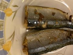 烤秋刀鱼-黎明国际酒店太阳阁西餐厅