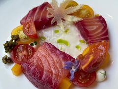 挪威烟熏三文鱼水晶黄瓜香槟奶油-福楼法餐厅FLO