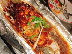 酱烤活鲈鱼-新白鹿餐厅(虹桥南丰城店)