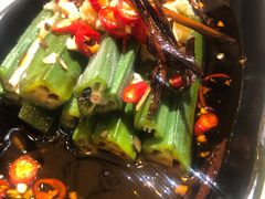 凉拌秋葵-聚味瞿记·龙虾堂(望城店)