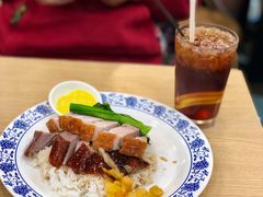 烧鹅双拼饭-棋哥烧鹅餐室(发昌大厦店)