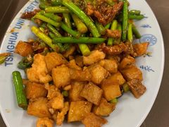 蒜苔炒肉-清华大学-清芬园