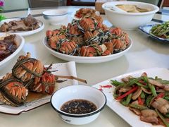 -七的湖·晚芳亭·阳澄湖农家菜·大闸蟹(莲花岛店)
