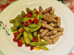 毛豆结花生拼盘-金厨帽烤鱼(芦庄店)