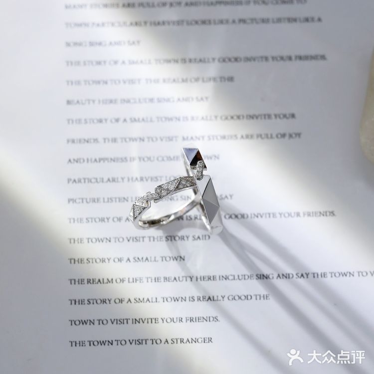 C位情侣对戒💍戴在指尖你就已经赢了