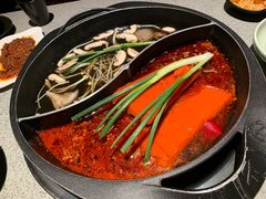 菌汤鸳鸯锅-园里火锅(仁和新城店)