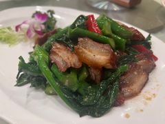 芥兰炒叉烧-白云宾馆·白云轩中餐厅·匠心手制