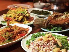 辣椒炒虾-月满港海鲜酒家