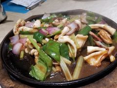 虾醬啫啫鮮魷-张记旺角食街(动物园店)