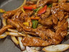 石锅黑椒牛柳条-东方御宴海鲜酒楼(棕泉酒店)